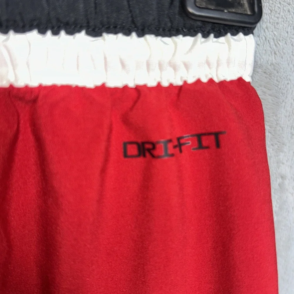 Jordan Shorts Mens S Red Geometric Dri-FIT Sport Diamond Air Jumpman Basketball